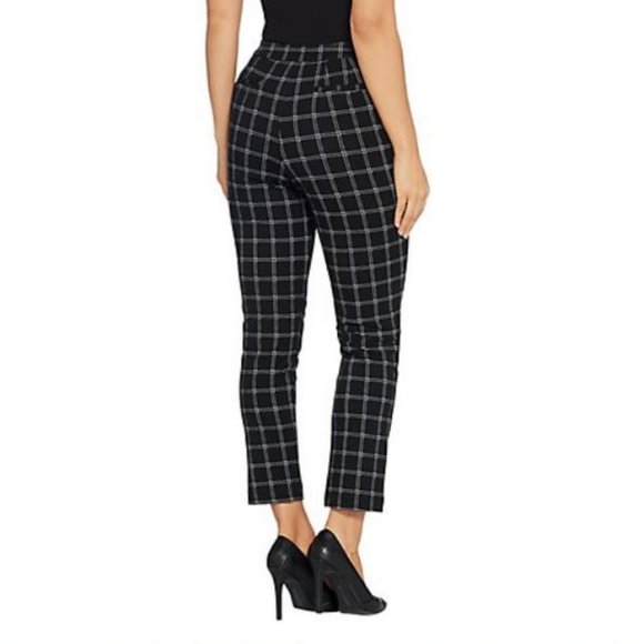 Joan Rivers Signature Printed Pull-On Ankle Pants - Picture 2 of 2